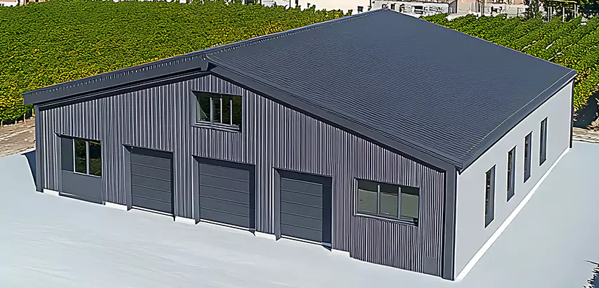 Corrugated Garage Roof Repair in Evansville