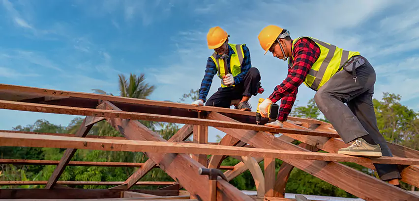 Mobile Home Roof Truss Repair in Evansville