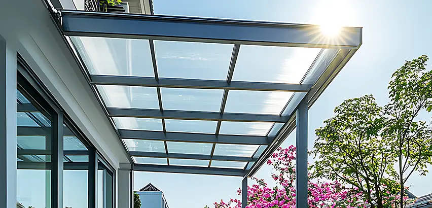 Glass Patio Roof Installation in Evansville