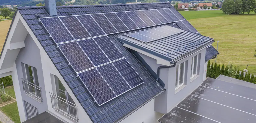 Residential Solar Roof Installation in Evansville