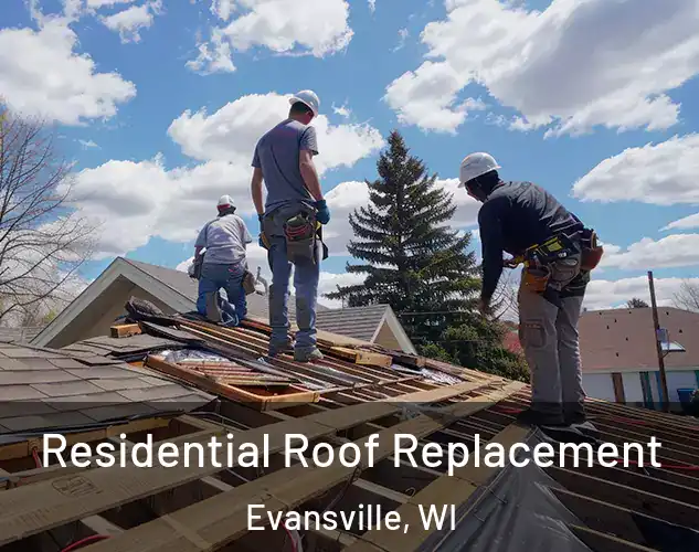  Residential Roof Replacement Evansville, WI