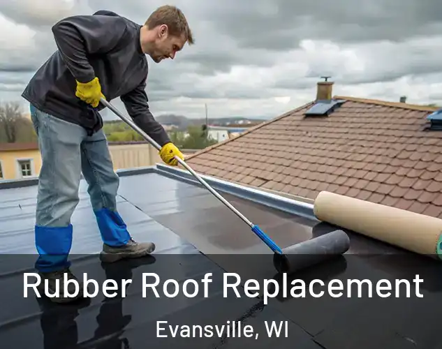  Rubber Roof Replacement Evansville, WI