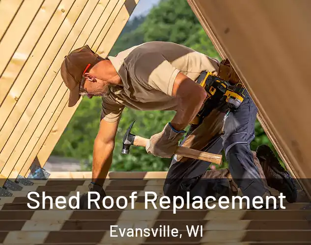  Shed Roof Replacement Evansville, WI