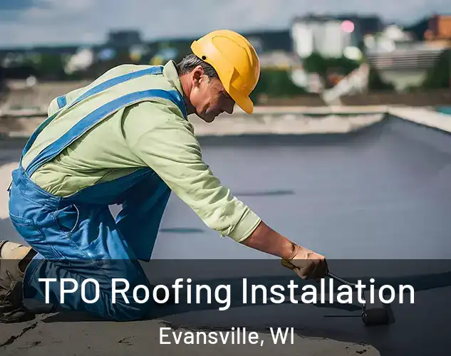  TPO Roofing Installation Evansville, WI